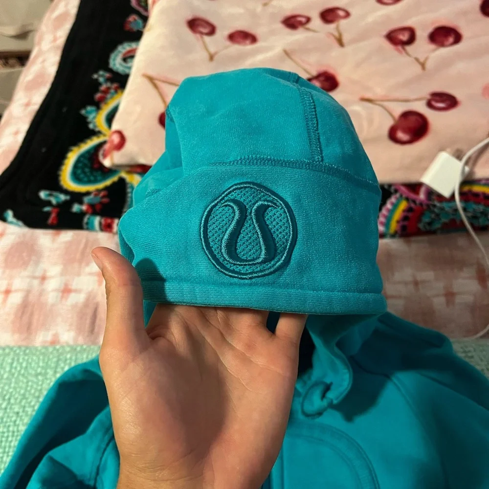 Lululemon Blue Zip-Up Hoodie Jacket - Picture 2 of 2